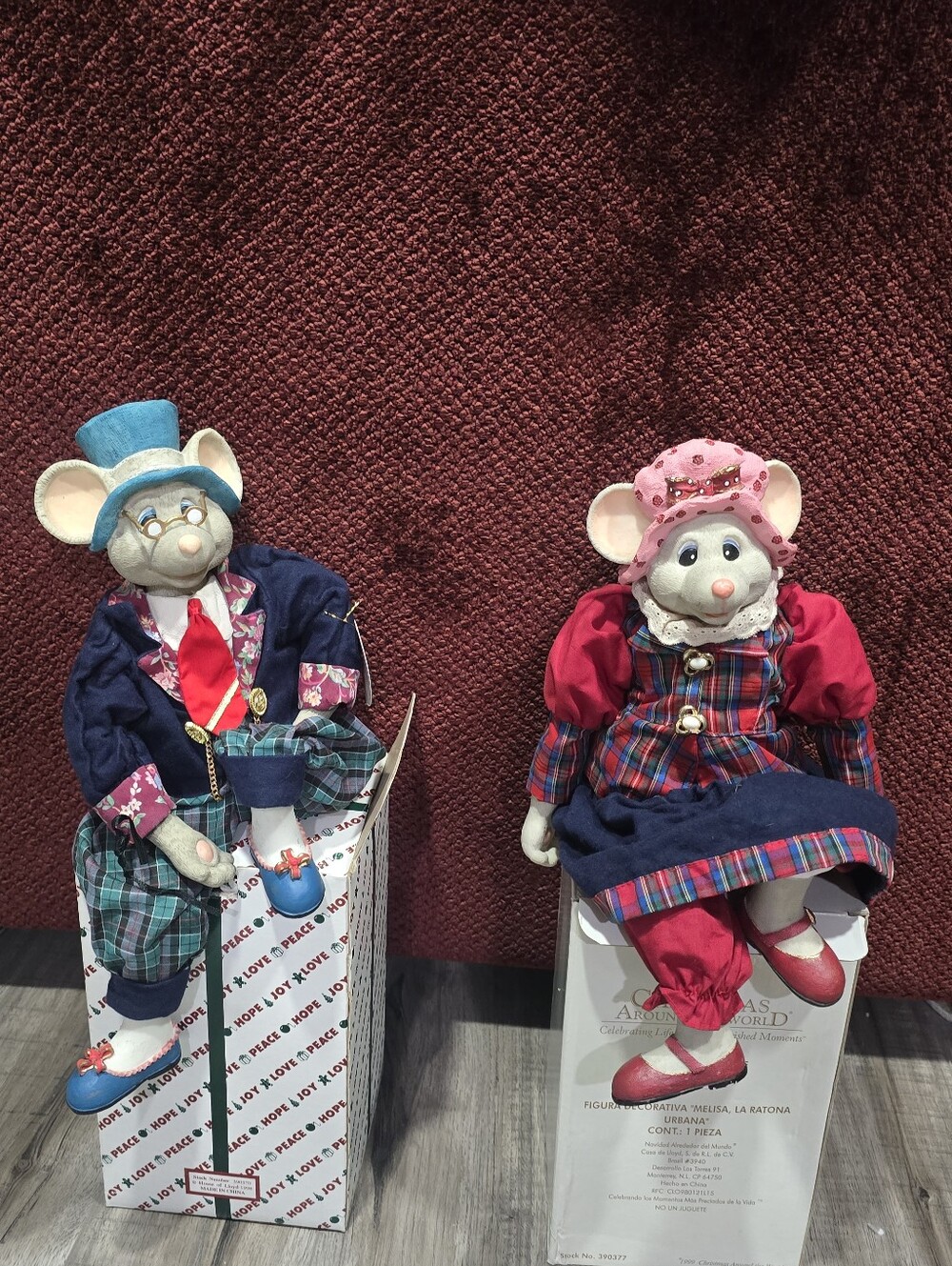 Vintage House Of Lloyd City Mouse Marcus And Millicent